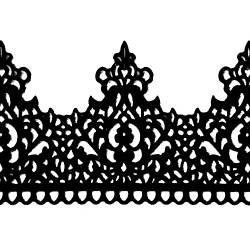 Мереживо № 5 Чорне Н-60 (3шт)