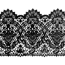 Мереживо № 8 Чорне Н-60 (3шт)