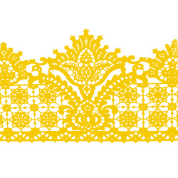 Мереживо №14 Жовте Н-60 (3шт)