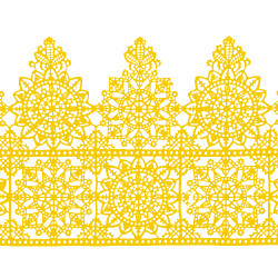 Мереживо №15 Жовте Н-60 (3шт)