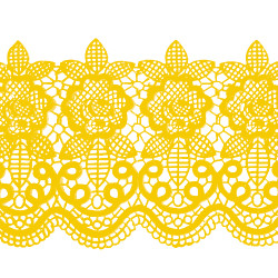 Мереживо №16 Жовте Н-60 (3шт)