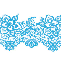 Мереживо №11 Блакитне Н-60 (3шт)