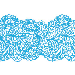 Мереживо №12 Блакитне Н-60 (3шт)