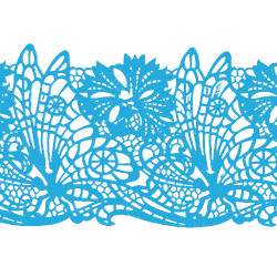 Мереживо №13 Блакитне Н-60 (3шт)