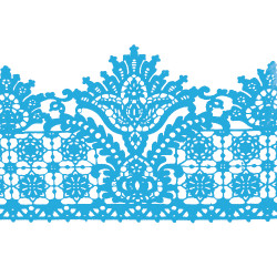 Мереживо №14 Блакитне Н-60 (3шт)