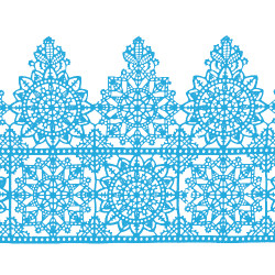 Мереживо №15 Блакитне Н-60 (3шт)