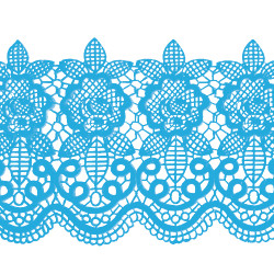 Мереживо №16 Блакитне Н-60 (3шт)