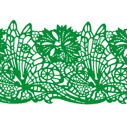 Мереживо №13 Зелене Н-60 (3шт)