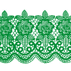Мереживо №16 Зелене Н-60 (3шт)