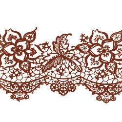 Мереживо №11 Коричневе Н-60 (3шт)