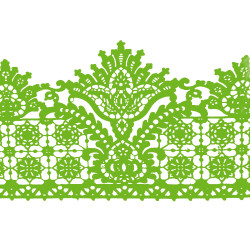 Мереживо №14 Салатове Н-60 (3шт)