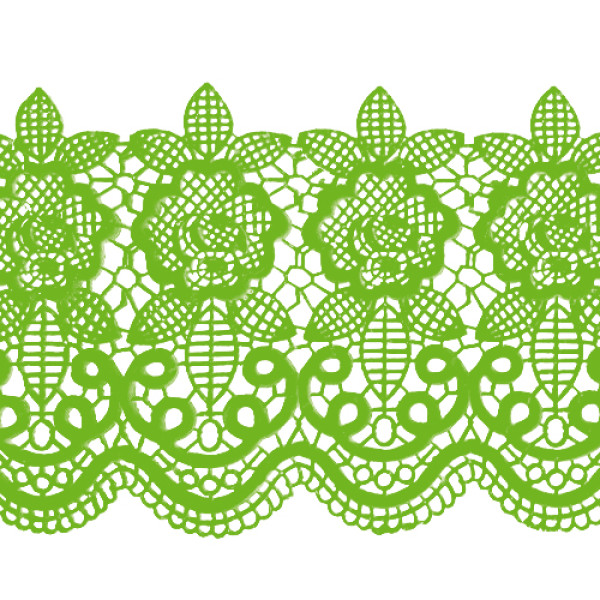 Мереживо №16 Салатове Н-60 (3шт)