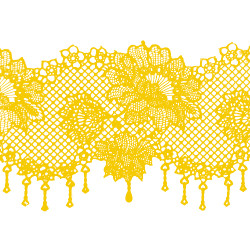 Мереживо № 1 Жовте Н-60 (3шт)