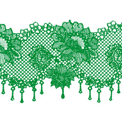Мереживо № 1 Зелене Н-60 (3шт)