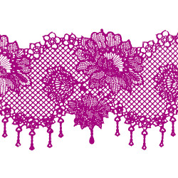 Мереживо № 1 Сиреневое Н-60 (3шт)