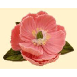 Піон рожевий D = 60 з листочками / 27шт