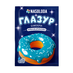 Пасхальна глазур аквамаринова 65г/30шт