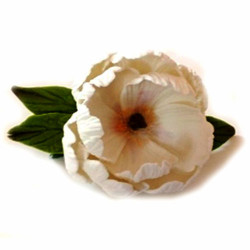 Піон D = 90 мм з листочками