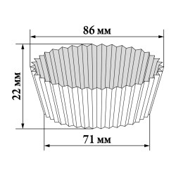 9 (D71хH22) Тарталетка 