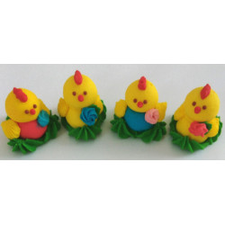 Курчатко кольорові (4 шт) 48 шт