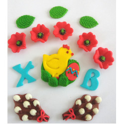 Набір №6 (Маки) 46шт