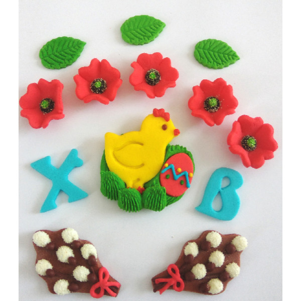 Набір №6 (Маки) 46шт